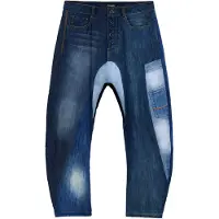 Desigual , Jeans baggy patch, Azul, 40