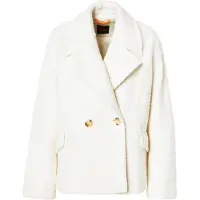 BOSS Sobretudo meia-estação 'C_Caban1' branco lã