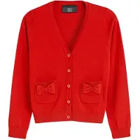 Next Casaco de malha vermelho