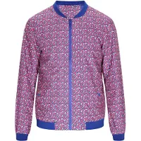 ALEKO Casaco meia-estação azul-violeta / rosa / branco