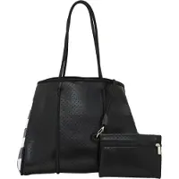 NAEMI Shopper navy / azul claro / preto / branco