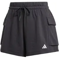 Adidas Calças de desporto 'Essentials' preto / branco