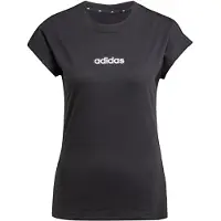 Adidas Camiseta De Manga Curta Essentials Linear Cotton