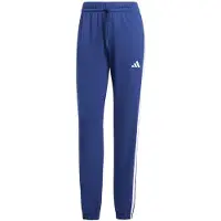 Adidas Calças de desporto 'Essentials' azul escuro / branco