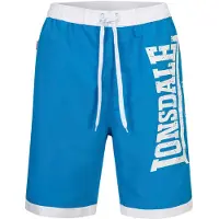 Lonsdale Calções de banho 'Clennell' azul / branco