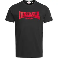 Lonsdale Camisa 'LL008 One Tone' vermelho / preto