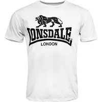 Lonsdale Camisa preto / branco