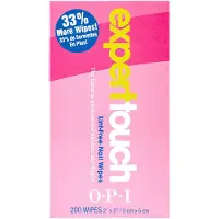 OPI Expert Toalhetes de limpeza de unhas e cutículas Touch 200 unidades