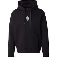 Armani Exchange para homem. XM000369AF10818UC001 Camisola com capuz preta (XL), Preto, Casual, Esportivo, Algodão, Multisport