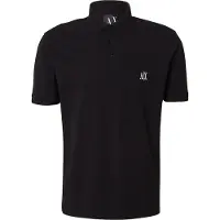 Armani Exchange para homem. XM000367AF13022UC001 Logótipo do polo preto (S), Casual, Algodão, Manga curta