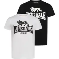 Lonsdale Camiseta De Manga Curta Kelso 2 Unidades