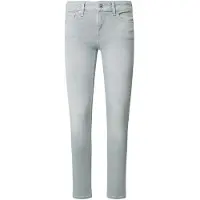 Pepe Jeans para mulher. PL204583UI7 Calças de ganga skinny fit Soho cinzentas (28/30), Casual, Cinza, Algodão, Denim
