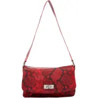 NAEMI Mala de ombro vermelho vinho / preto