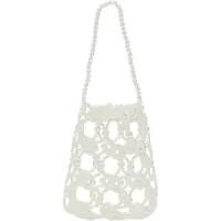 Koosh Malas de tiracolo branco pérola