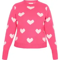 Jalene Pullover rosa / branco