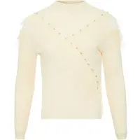 Bling bling by leo Pullover branco lã
