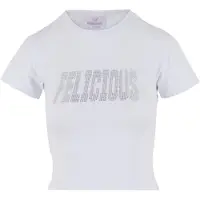 FELICIOUS Camisa prata / branco