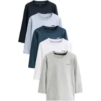 Next Camisola navy / azul claro / azul escuro / cinzento / branco