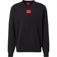 HUGO para homem. 50447964 Sweatshirt Diragol preto (S), Casual, Algodão, Manga comprida, Sustentável
