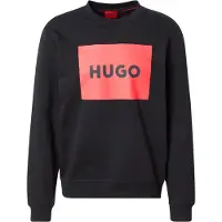 HUGO para homem. 50467944 Camisola Duragol preta (XL), Preto, Casual, Algodão, Manga comprida, Sustentável