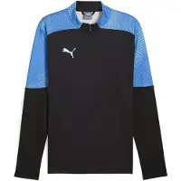 Puma Camisa funcionais 'IndividualFinal' azul / azul pastel / verde claro / preto