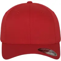 Flexfit Boné vermelho / preto