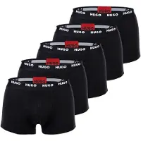 HUGO para homem. 50493840 Pack de 5 boxers pretos (L), Homewear, Algodão