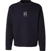 Armani Exchange para homem. XM000368AF10818UB101 Camisola de gola redonda azul-marinho (M), Casual, Esportivo, Algodão, Multisport