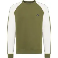 Blend Sweatshirt 'NEVILLE' verde / branco