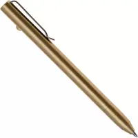 Big Idea Design Slim Bolt Action Pen SBA-BS Brass, caneta EDC