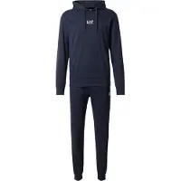 EA7 para homem. 8NPV64_PJVRZ Fato de treino de algodão Core Identity azul-marinho (XXL), Casual, Esportivo, Multisport, Manga comprida