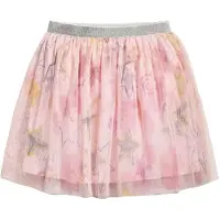 Desigual , Saia de tule com estrelas, PoliÉSter, Vermelho, 3/4