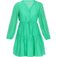 NAEMI Vestido esmeralda