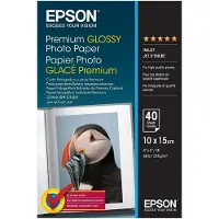 Epson S042153 Papel Fotográfico Premium Brilhante | 10 x 15 cm 255 g 40 folhas