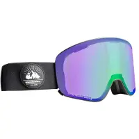 Snowleader - Máscaras ski - Moon Mixed Black Goggle Blue para Unissexo - Preto