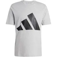 Adidas Camisa funcionais 'Essentials' acinzentado / preto