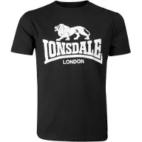 Lonsdale Camisa preto / branco