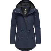 Ragwear Parka de inverno 'Monadis' navy / castanho / preto / branco
