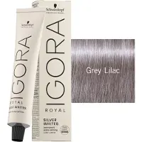 Schwarzkopf Professional Igora Silver Whites Tinta para cabelo tonalizante 60 ml Cinzento lilás | Cinzento violeta