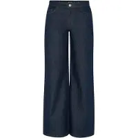 Pieces Jeans De Cintura Baixa Selma Wide Leg