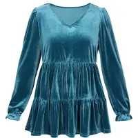 Usha Blusa azul