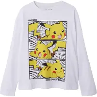 TWO SOON Camisola 'Pokémon' amarelo / vermelho / preto / branco