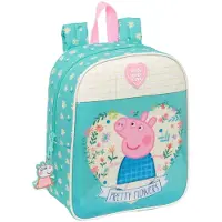 Safta Mochila Mini Peppa Pig Pretty Flowers 6l 27x33x10 Cm