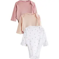 Next Macacão/Body nude / rosa / branco