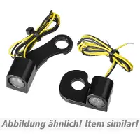 HeinzBikes Pisca com armação NANO LED DYNA 90-17, PRETO