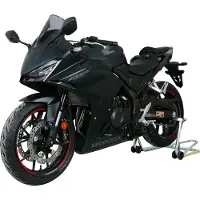 MRA Para-brisas de corrida cinza fumo c. ABE CBR 500 R 19-