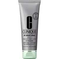 Clinique Tudo sobre Clean Máscara de Carvão 2 em 1 + Esfoliante - 100 ml