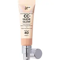 IT Cosmetics Your Skin But Better CC + Nude Glow base iluminadora FPS 40 cor Neutro Médio 32 ml