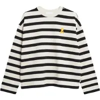 Armedangels Sweatshirt 'FRANKAA' preto / branco
