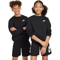 Nike Sweatshirt 'Club Fleece' preto / branco